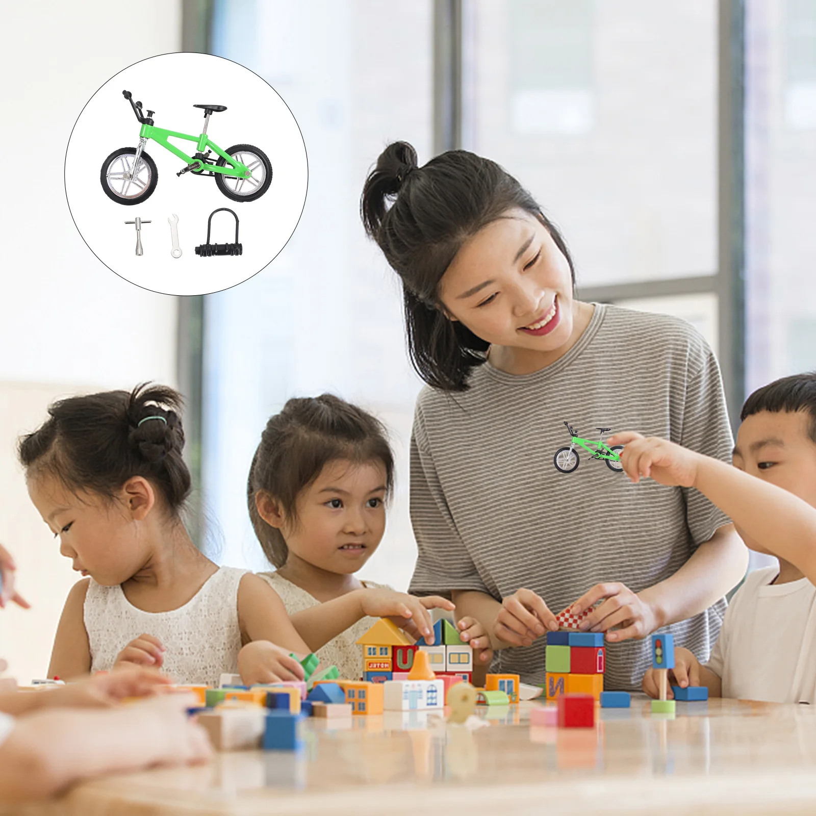 

Finger Alloy Bicycle Model Mini MTB Mini Bike Bike Toy