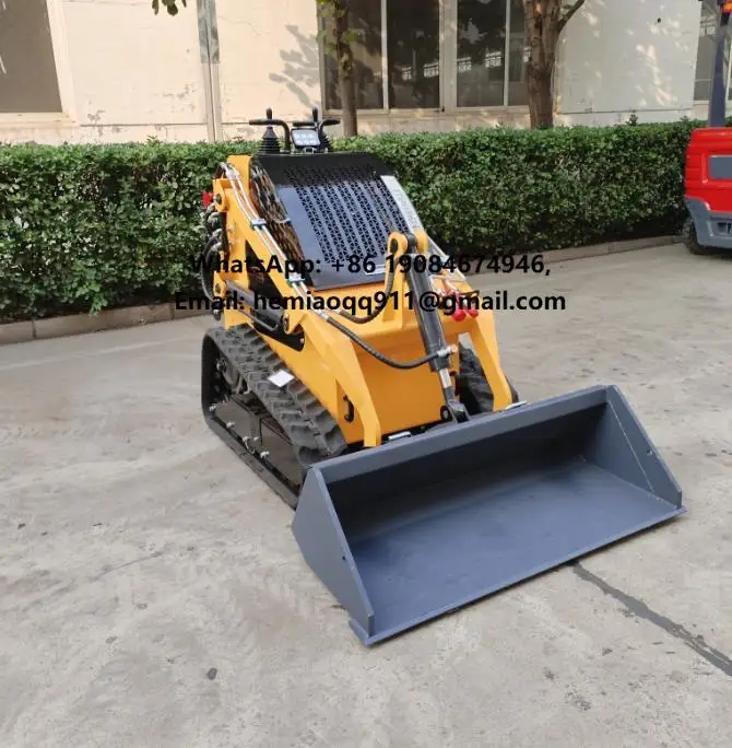 New Style Crawler Track Mini Skid Steer Loader With Epa Certification Loaders Earth Moving Machine Small Loader Tractors