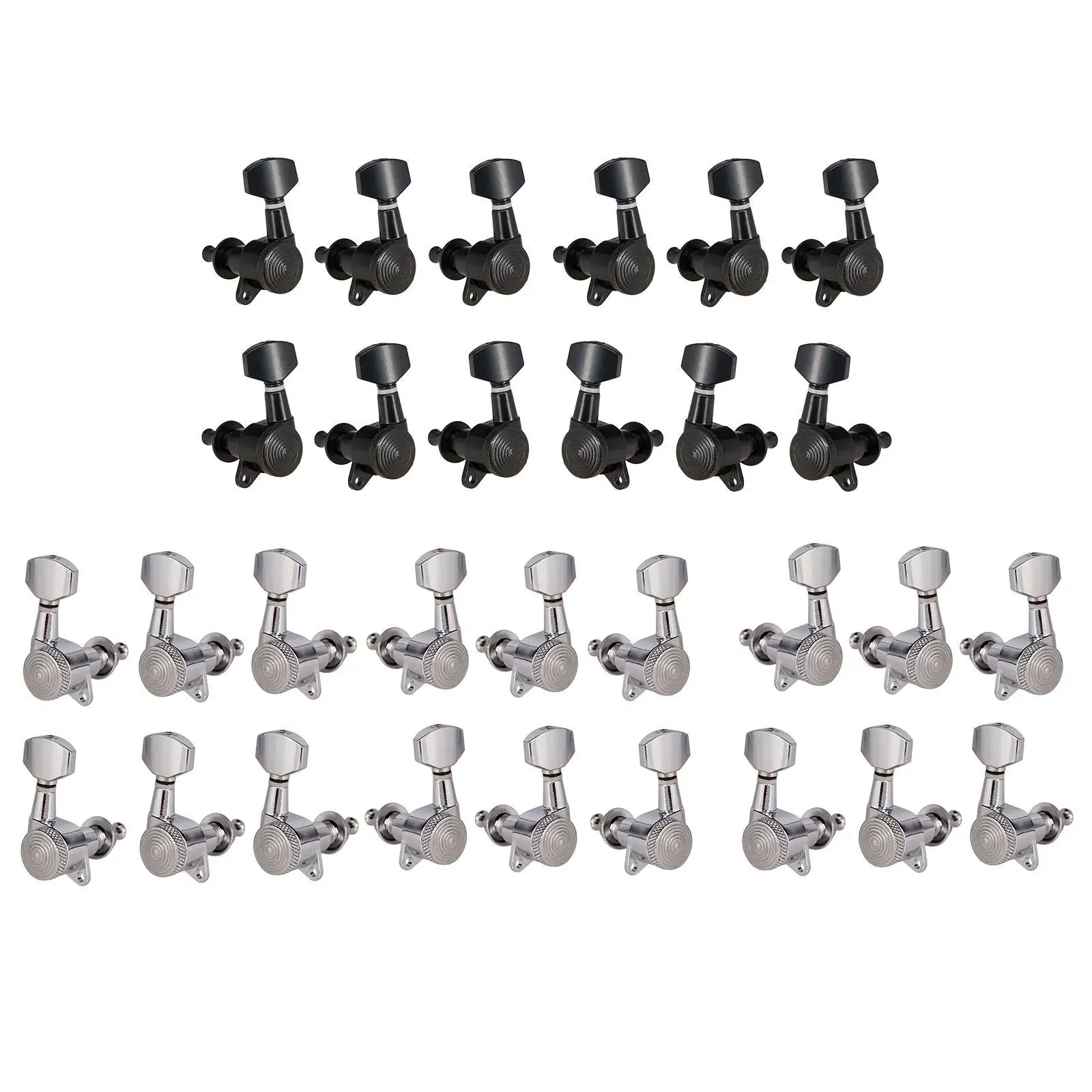 6Pack of Guitar String Peg Locking Tuners Tuning Pegs Guitar for Machine Head Guitar Parts & Accessories