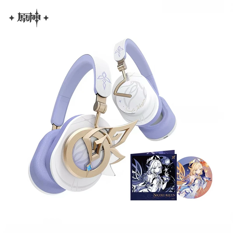 Pre Sale miHoYo Official Genuine Genshin Impact Nico Theme Portable Headset Gifts Set Cosplay Anime Game Fashion Music
