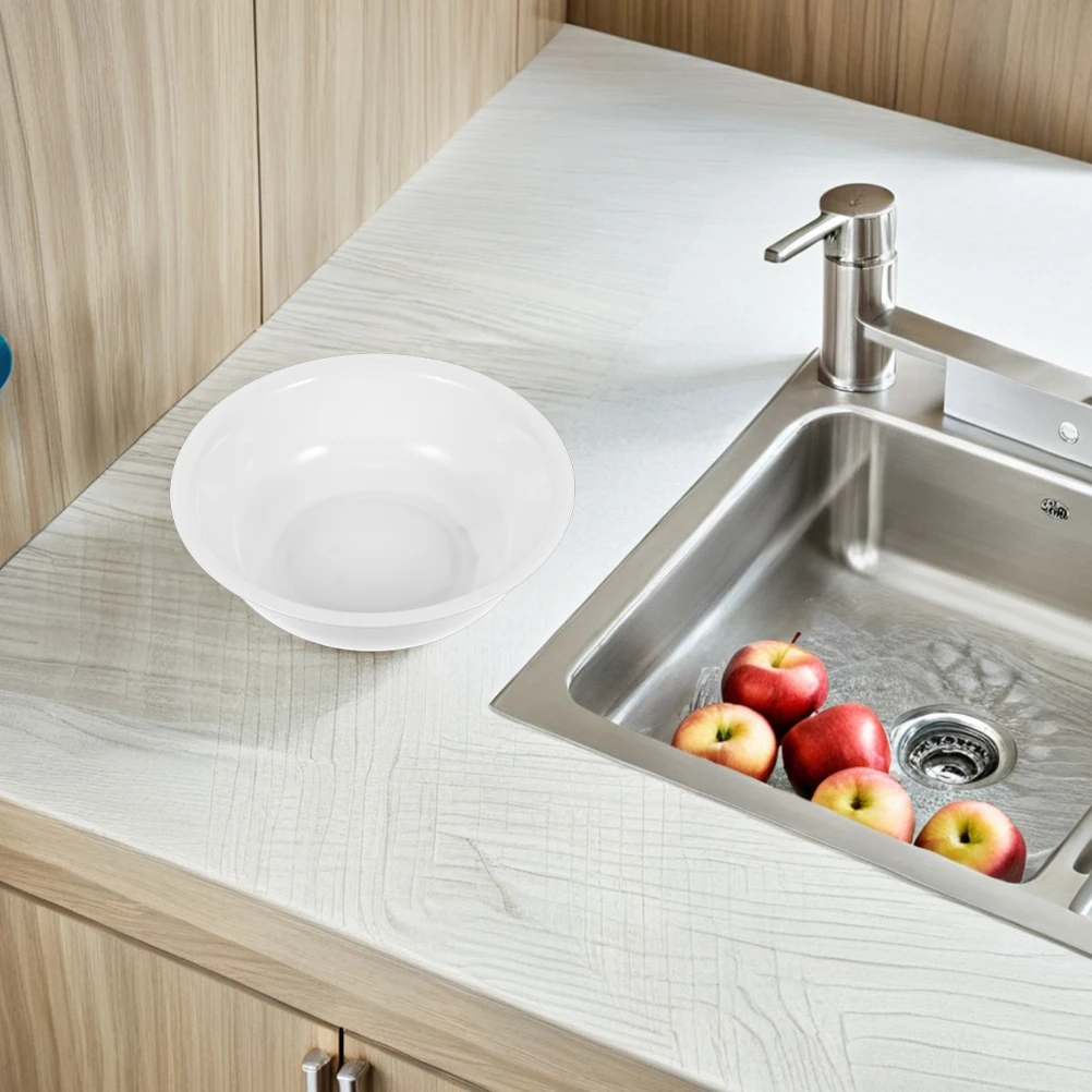 

Enamel Basin Retro Vintage Wash Bowl Deepened Large Capacity Hand Basin Nostalgia Fruit Pan Kitchen Sink Mixing Bowls