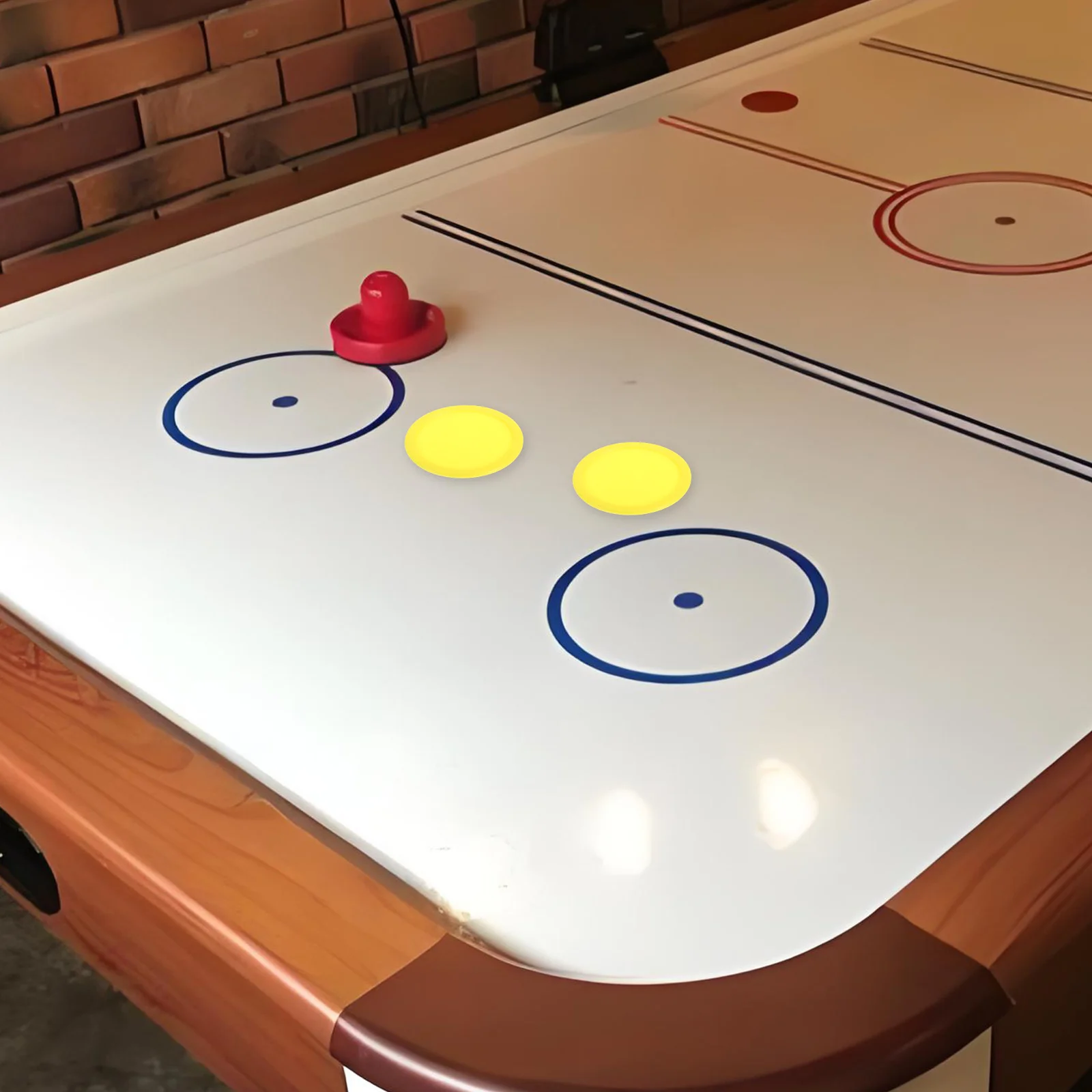 

2 шт., пластиковые шайбы для хоккейного стола, 64 мм, запасные части для тренировок в тренажерном зале, аксессуары для хоккея, принадлежности