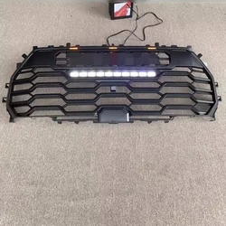 Front Bumper Grill for Toyota Tundra 22-24 modified Car Grill Mask Radiator with lights Car Accessories