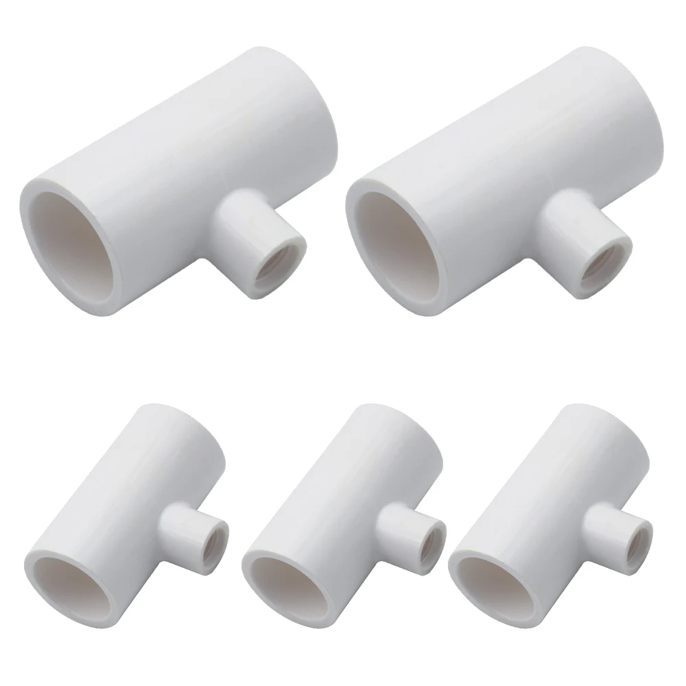 

10/20 шт. 1/2-дюймовый тройник, фитинг для труб из ПВХ, 3-ходовой соединитель для мебельной трубы, фитинг из ПВХ, соединитель для чаши для воды для курицы