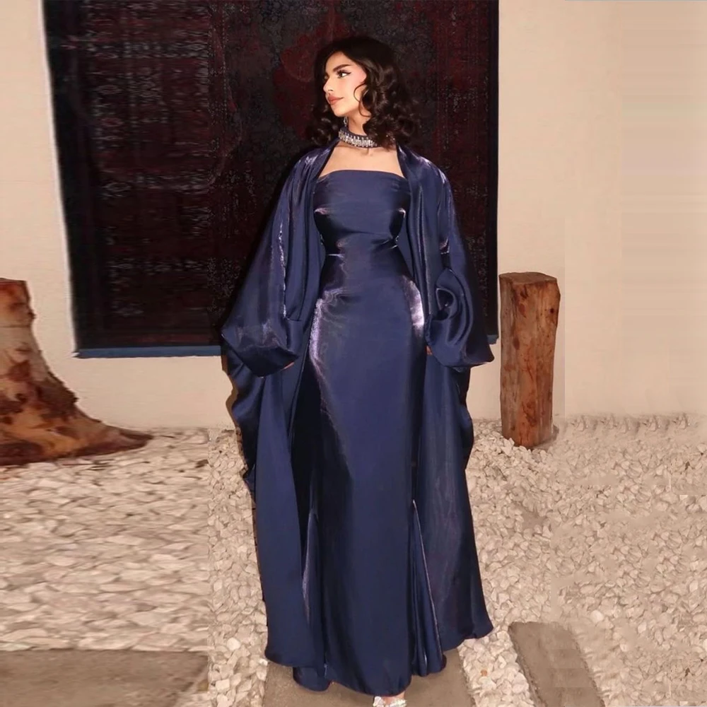 

Элегантные вечерние платья, платье для выпускного вечера с длинными рукавами для женщин, простое длинное вечернее платье для вечеринок, вечерние пышные платья по индивидуальному заказу