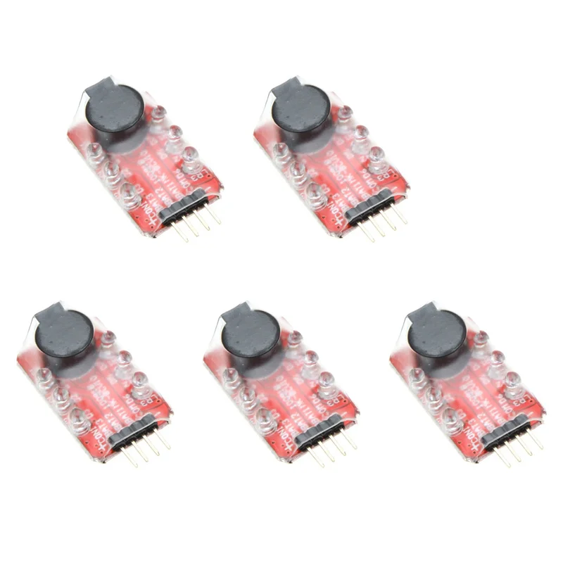 ELECT-5X Loud Hailer Lipo Battery Voltage Alarm Display Checker 2-3S LED Display For RC Helicopter Quadcopter Car Battery