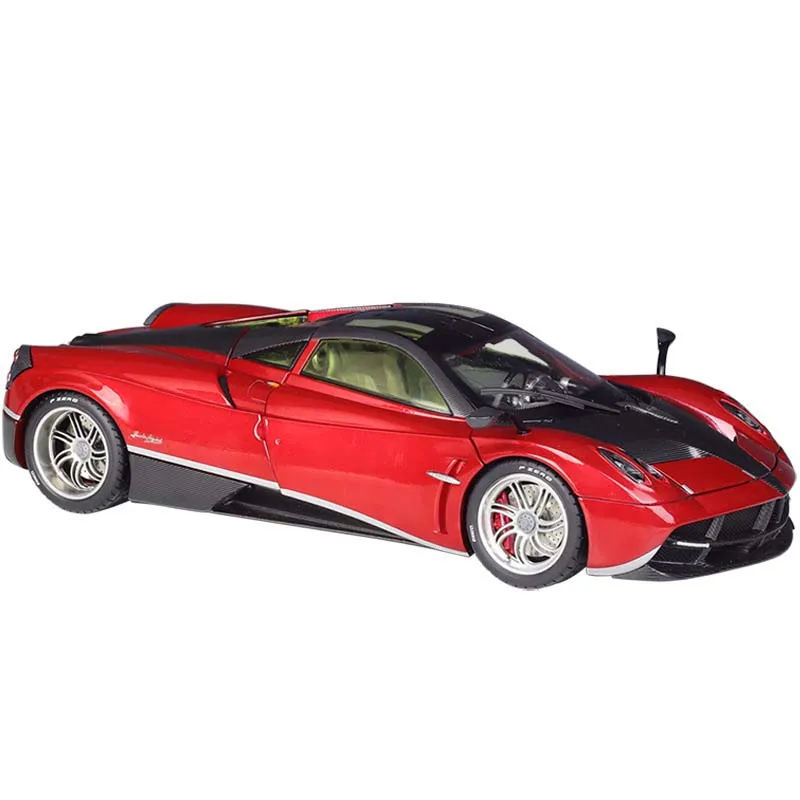 GTA 1:18 Pagani huayra ของเล่นโมเดลรถยนต์อัลลอยหล่อตายสำหรับสะสมรถยนต์ขนาดเล็กโมเดลรถยนต์โมเดลรถยนต์สปอร์ตของขวัญวันหยุดขายส่ง