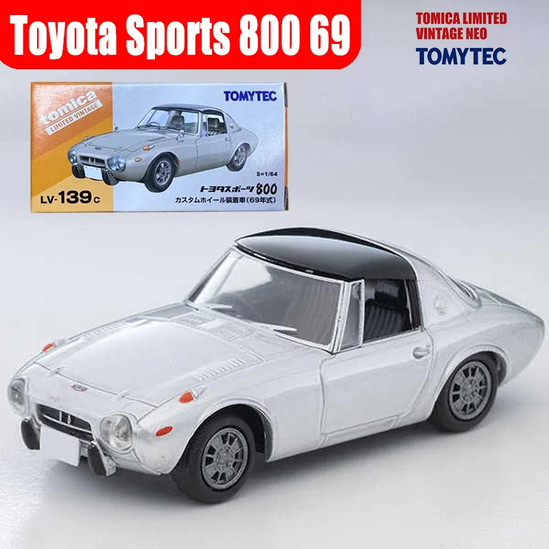 Takara TOMY Tomytec Tlv-139c Toyota Sports 800 69 Alloy Motor Vehicle Toy