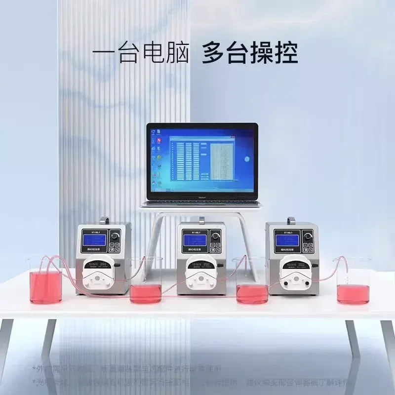 BT-LY Flow Peristaltic Pump LCD Digital Measurement and Delivery Laboratory Multi channel Continuous Drip Constant Flow