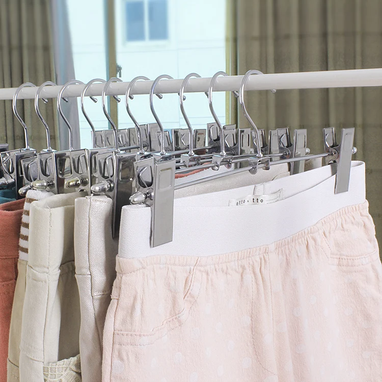 

Pants clip metal material solidcolor with non-slip pad simple suitable for clothing stores household adjustable multi-functional