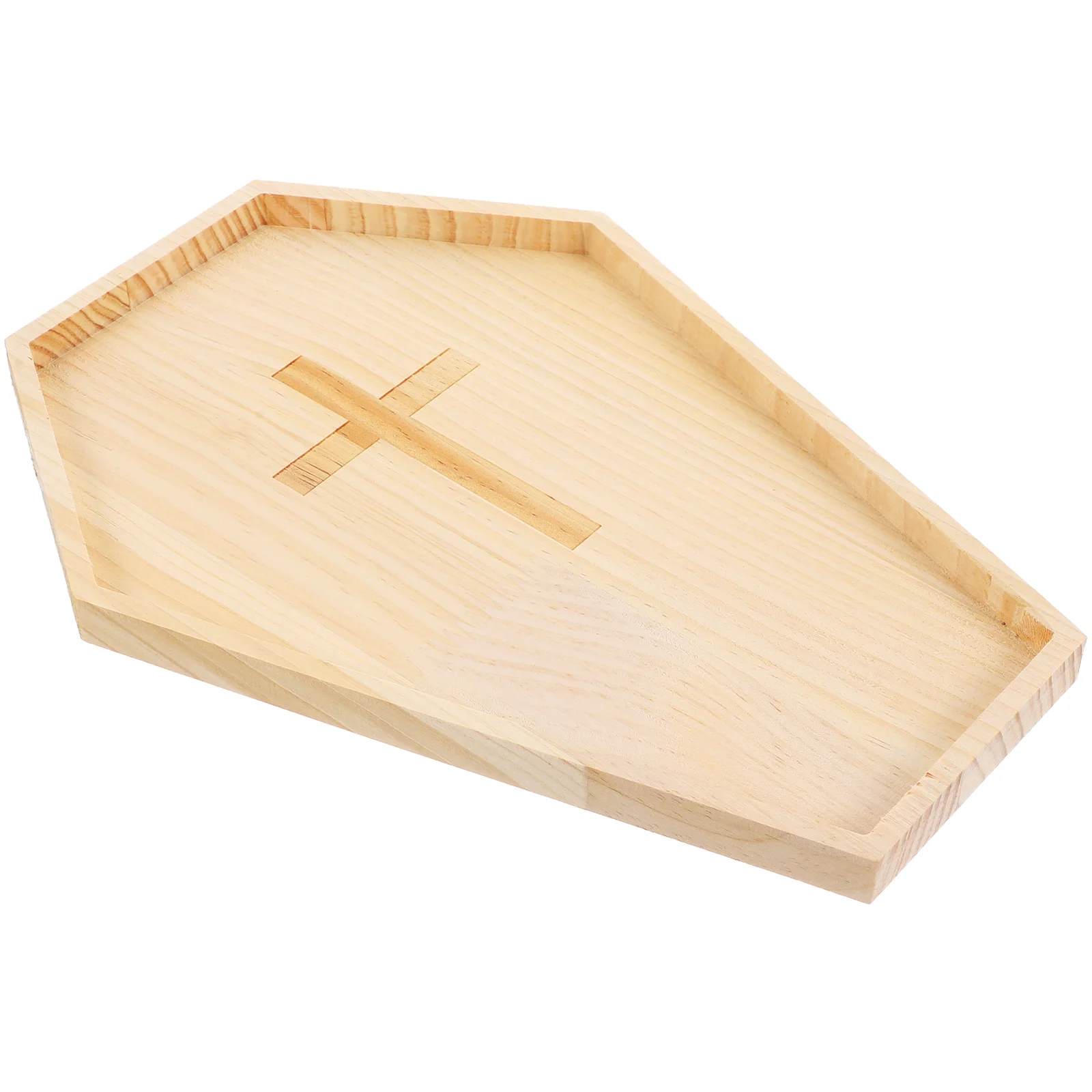 Coffin Tray Wooden Food Board Fruit Party Favors Cottage Cheese with Decor Pallets Serving Kitchen Supplies