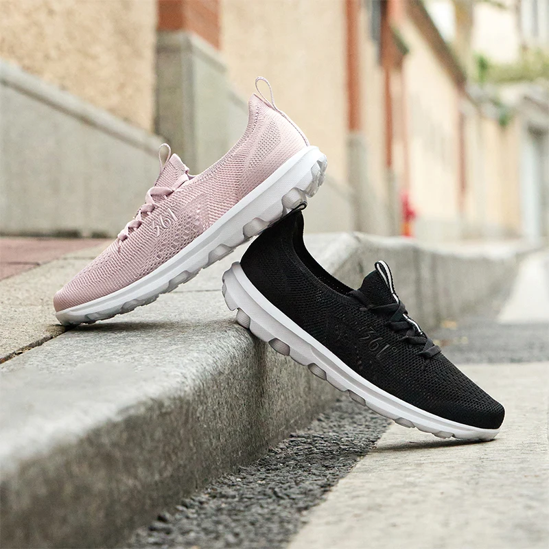 Sepatu lari wanita 361 derajat, sepatu sneaker wanita ringan, 682422245 derajat, nyaman, klasik, Waring Breathable