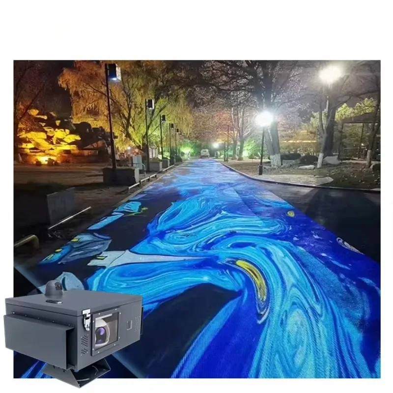 Outdoor Digital Floor All-in-one 3d Mapping Projection Interactive Floor Projection Projector System