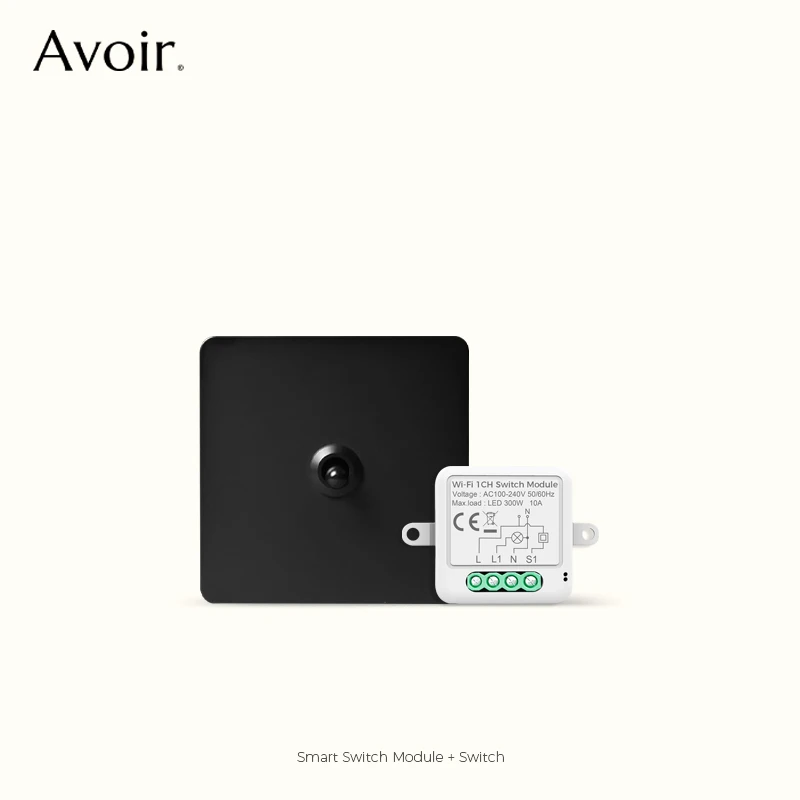 

Avoir Alexa Accessories Black Vintage Wall Switch Zigbee Tuya Light Switches Home Decoration Smart Toggle Switch 220V Stainless