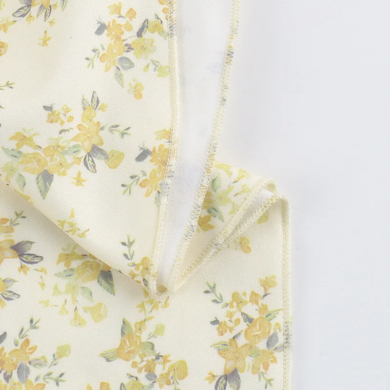 JHJN Sexy Deep V-neck French Girl Slim Fit Short Skirt Floral Dress For Women Banquet Evening Dress Luxury Brand