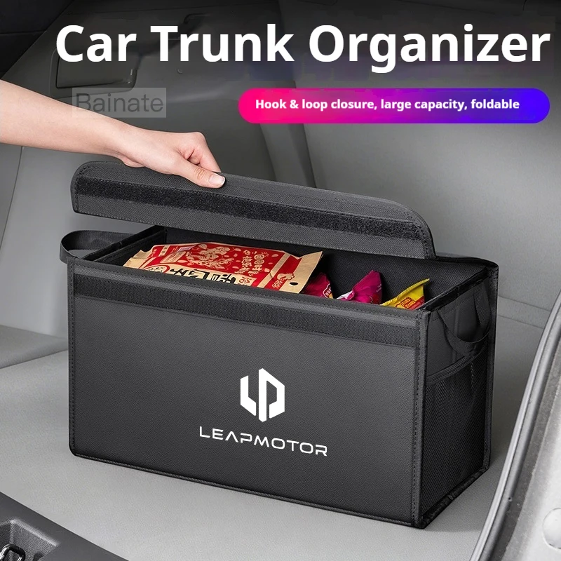 Für Leapmotor C10 C11 C16 B10 C01 B01 2026, Faltbare Kofferraum-Aufbewahrungsbox mit Großer Kapazität, Ordnungsbox für Auto-Zubehör