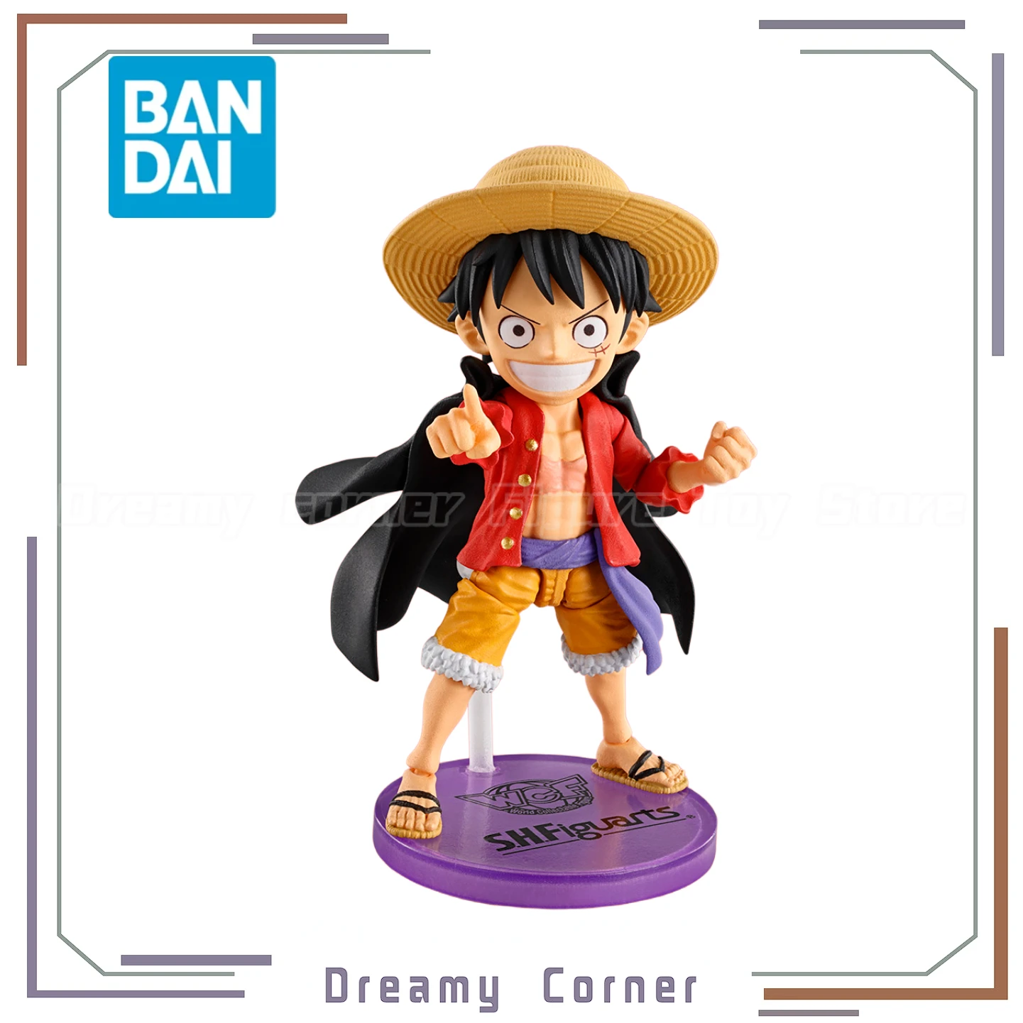 

【В наличии】Оригинальная коллекционная фигурка BANDAI SPIRITS S.H.Figuarts WCF Monkey D. Luffy, игрушка для коллекционирования
