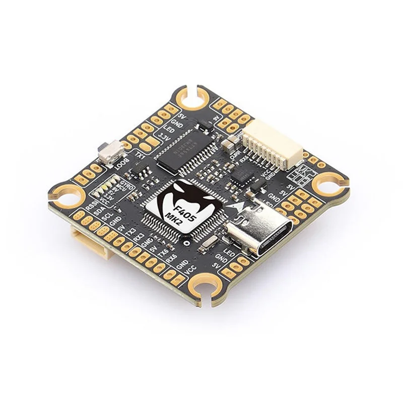 

Контроллер полета T36C F405 MK2 STM32F405 Gyro ICM-42688-P Betaflight 30,5X30,5 мм для гоночного дрона FPV