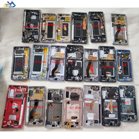 Craked Glass Touch Work For Samsung LCD S8/S9/S10+/S20/S21Plus/S22Ultra/Note10/N20U For Samsung Edge Screen S6/S7 With Dot/Line