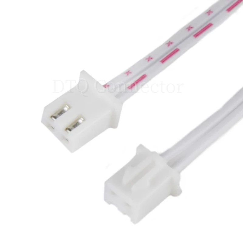 10PCS XH2.54 Female Connector Terminal Cable 10cm 20cm 30cm JST 2.54mm Red white Wire 2p 3p 4p 5p 6p 7p Single/Double Head 26AWG