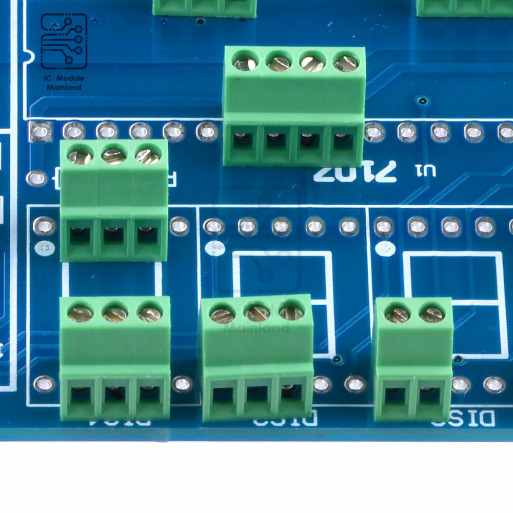 50PCS 2.54MM Pitch Straight Pin KF128-2P 3P 4P Threaded Screw Terminal Block Connector