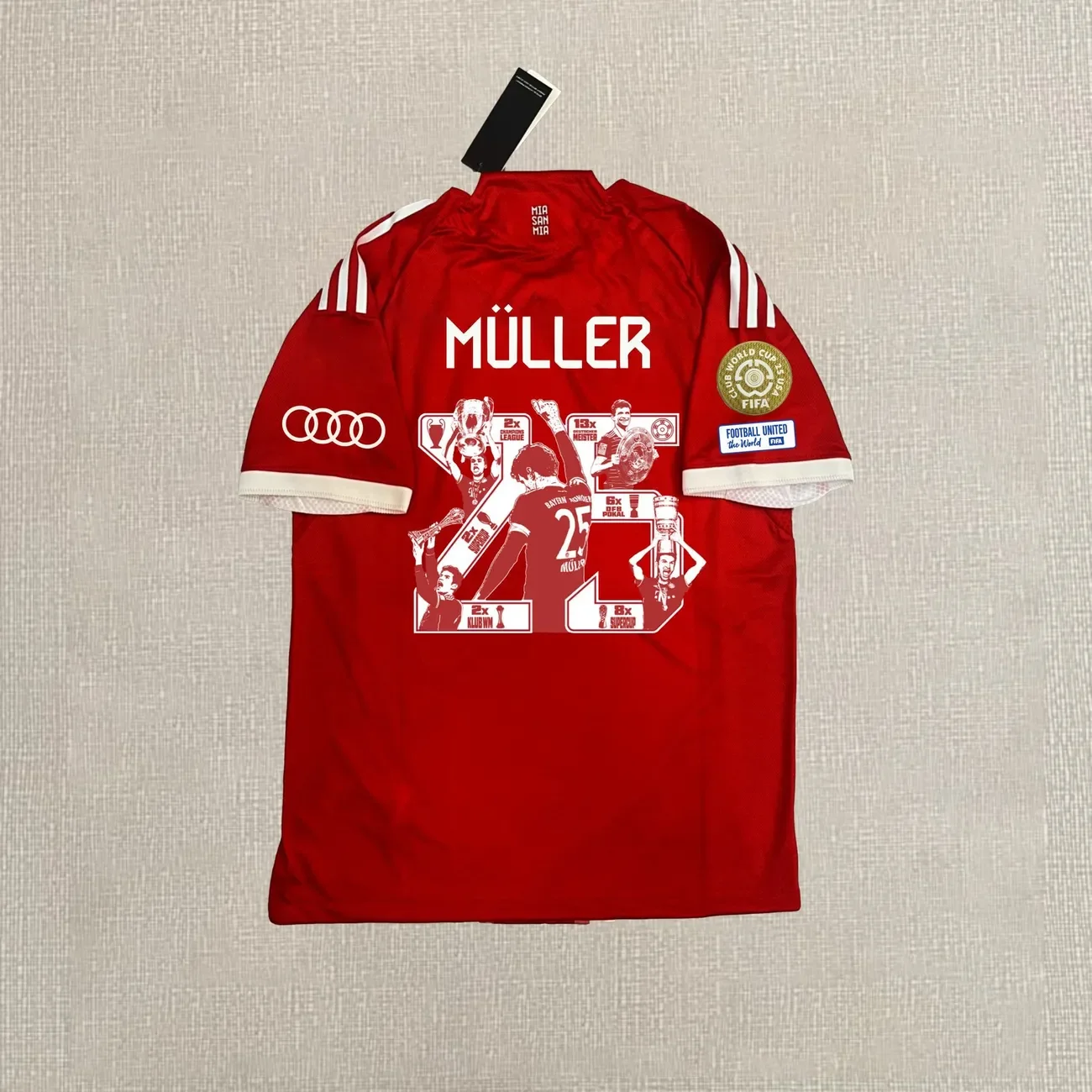 طقم كرة القدم بايرن ميونيخ الجديد 2025 | تكنولوجيا الطباعة ثلاثية الأبعاد | مقاسات الكبار والشباب | ملابس الأولاد S-5XL 100-160 سم #4