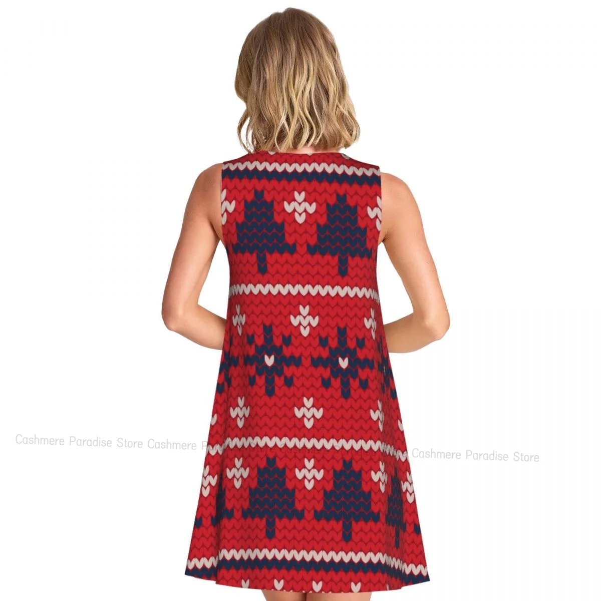 Damesjurk Kerstmis Zomer Casual T-shirt Jurken Strand Cover-up tankjurk