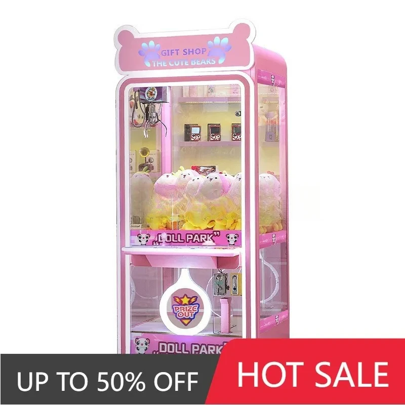 Mini Snack Catching Clip Doll Coin Operated Game Scan Code Prize Claw Crane Machine