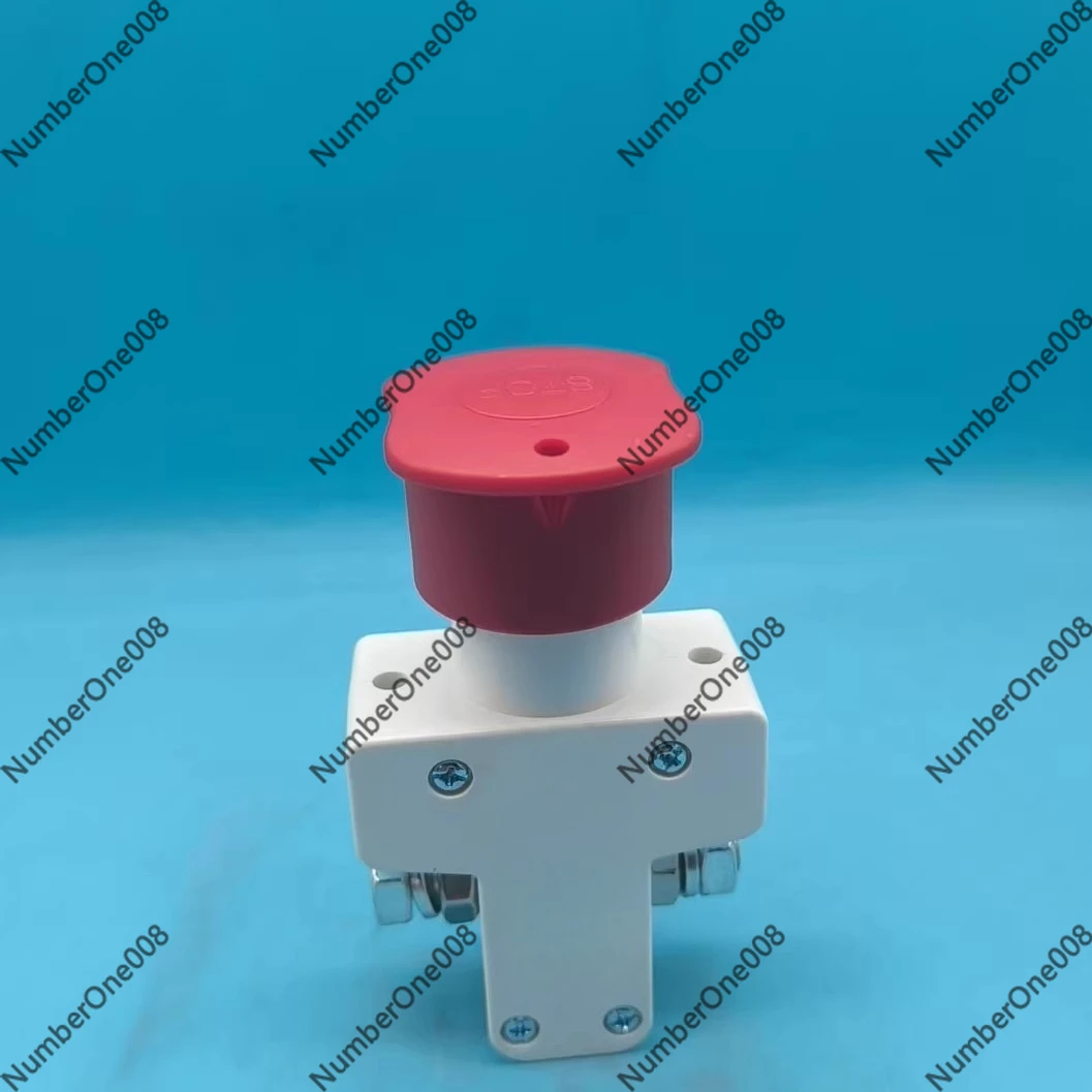 ED100 Emergency Stop Switch, 48V 100A Push Button Kill Switch for Electric Pallet Truck Forklift, Industrial Safety Disconnect 4