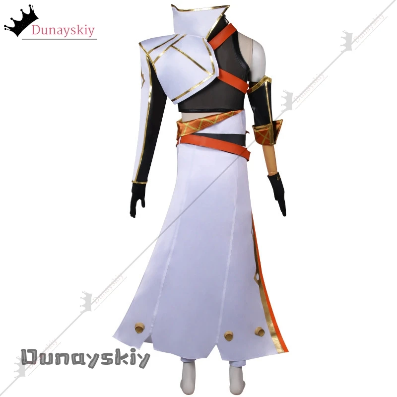 

-YiNuo @ Game Heartsteel Yone Косплей Костюм Парик Синтетические блики Волосы Мужчины Хэллоуин Карнавал Ролевая игра Униформа Аксессуары