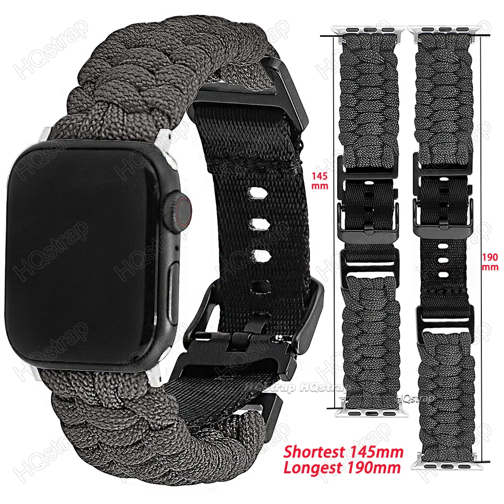 2023new Nylon Strap for Apple Watch Band Ultra 2 49mm 45mm 44mm for Iwatch 9 8 7 6 5 4 SE 40mm 41mm 42/38 Adjustable Clasp Band