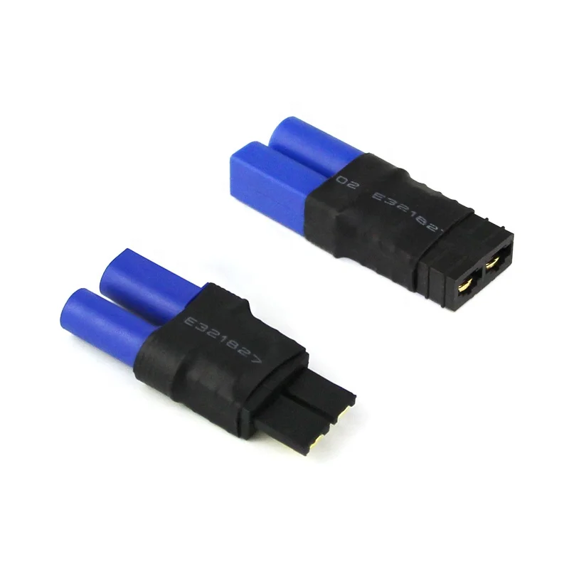 10PCS TRX 어댑터 커넥터 여성-남성 EC5 플라스틱 DIY 부품 RC 자동차 및 비행기 LIPO 배터리 용