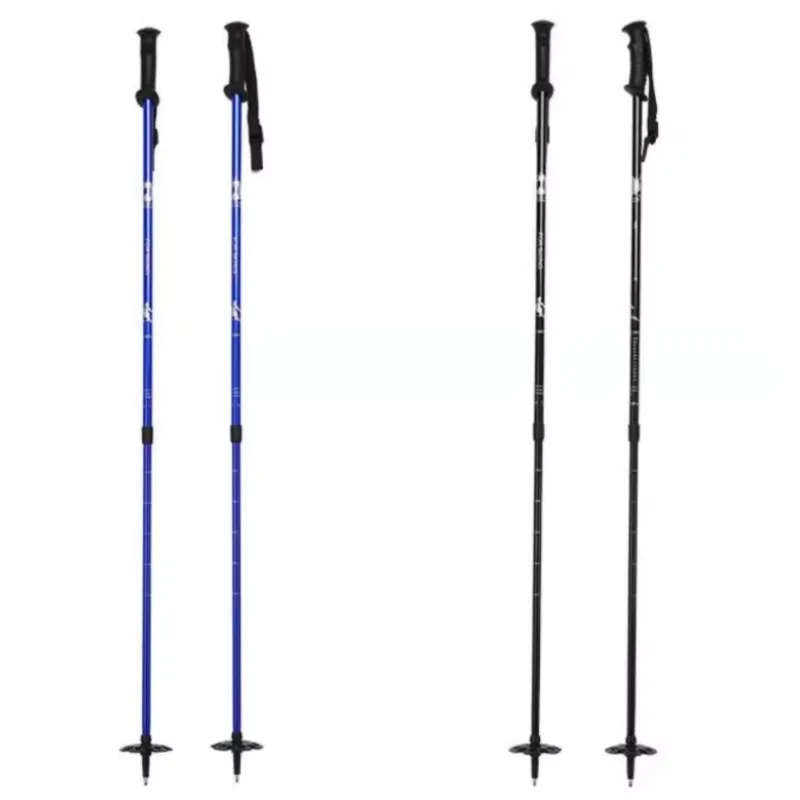 Picture 3: Multifunctional Ultra-Light Carbon Blocks Ski Poles Telescopic Folding Anti-Slip Grip Double-Board Skiing