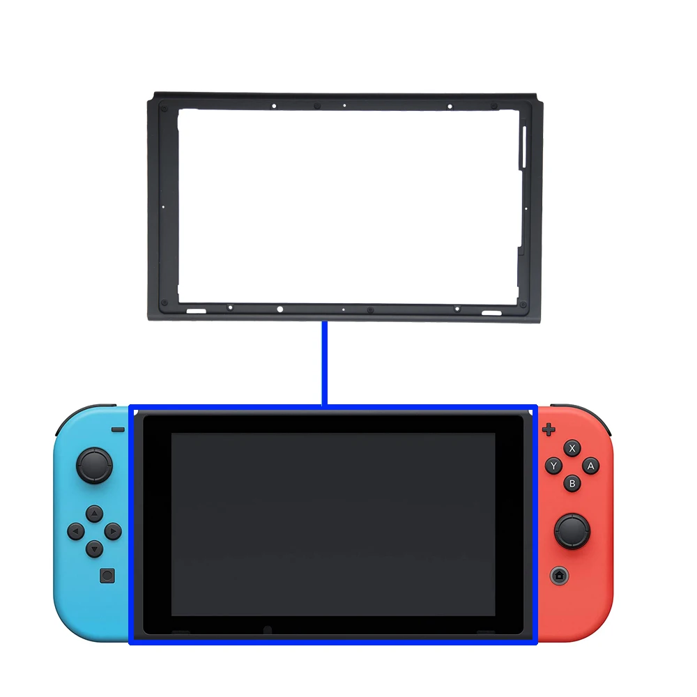 Top Frame Shell Case Cover Game Console Housing Plastic Case Front Faceplate Middle Frame Cover For Nintendo Switch NS