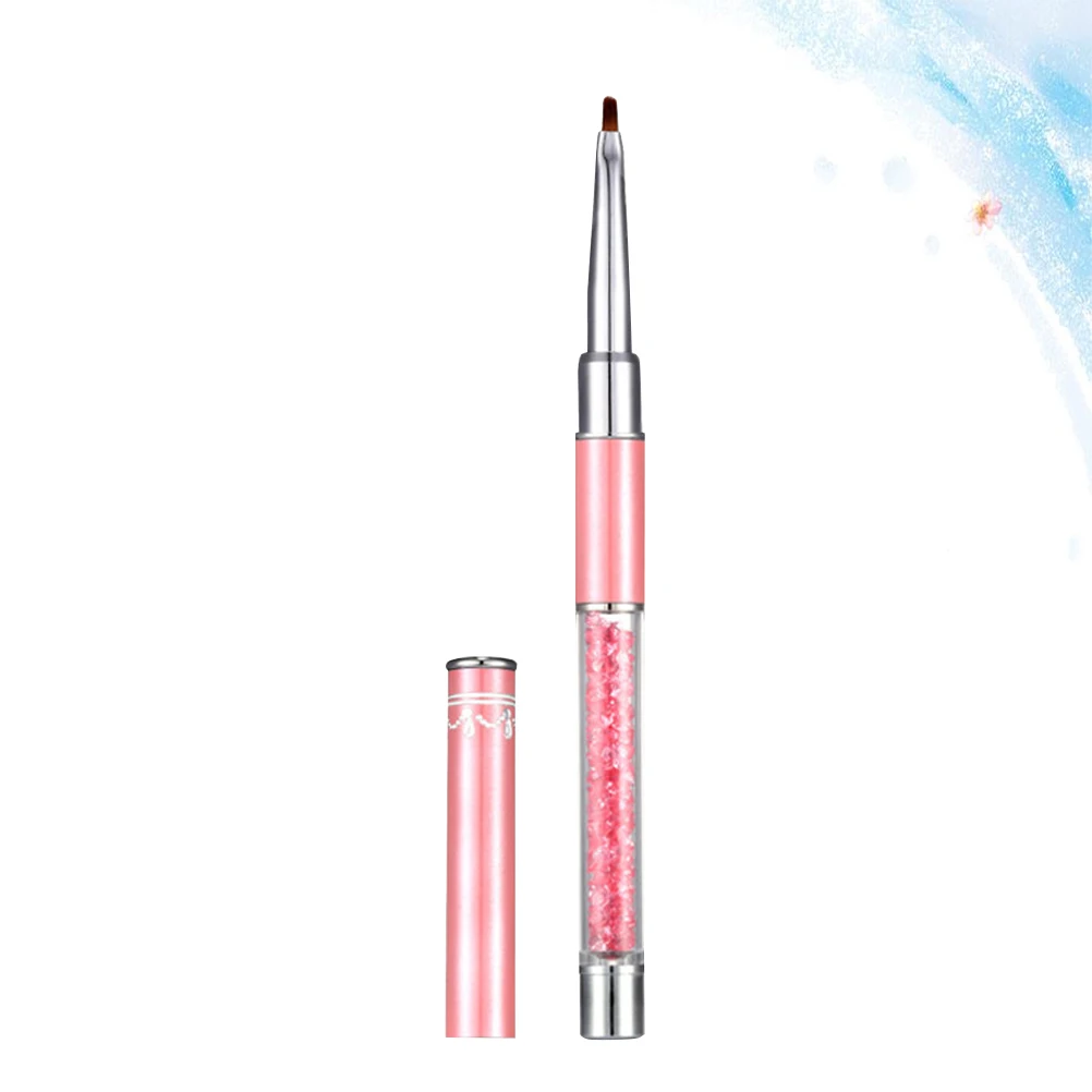

Round Head Art Pen Nylon Brush Painting Tool Manicure Kit For Women Girls Crystal Decor Handle Professional Use Nail Art