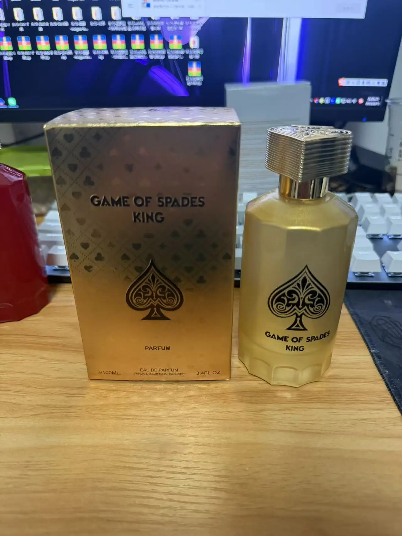 Jo Milano Game Of Spades King Parfum 100ml 3.4oz Flacon Perfume Woody Amber Spicy Fresh Citrus Long Lasting Fragrance Men Labor Day Halloween Thanksgiving Black Friday Cyber Monday Christmas Gift Idea Best Seller Fast US Shipping Spray Hot view 2