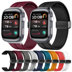 Silicone Strap For Huawei Watch D2 Sports Loop Band Magnetic Folding Buckle Bracelet Wristband For Huawei Health Watch D2 Correa