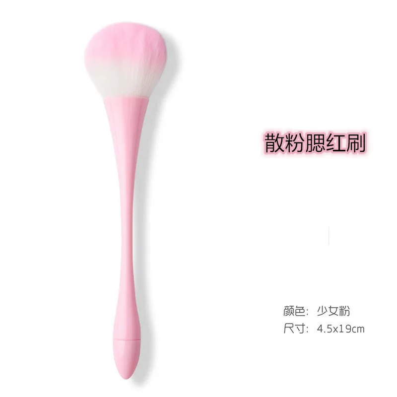 Poederblushborstel Professionele make-upborstel Grote cosmetische gezichtscont Cosmetische lange pool Gezichtscont brocha colorete Make-uptool