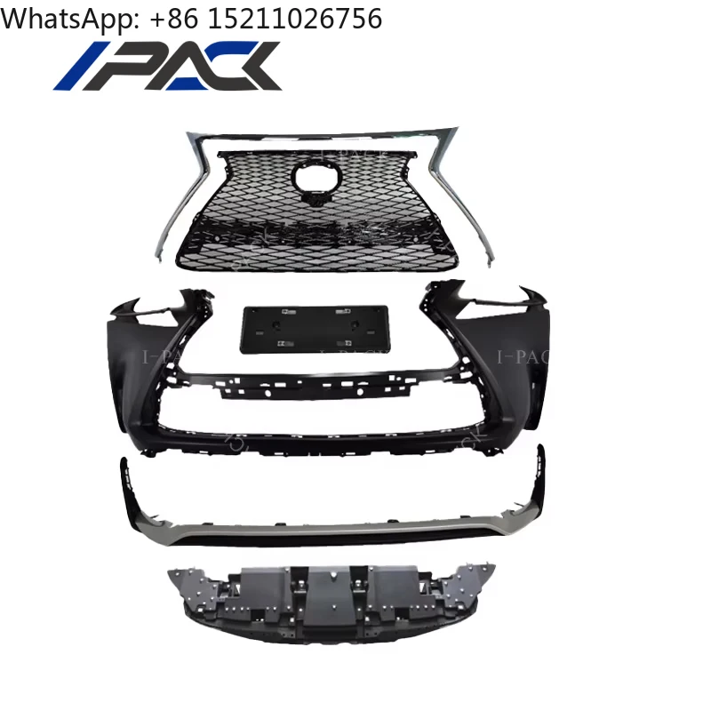 I-PACK New Arrival Wholesale Car Front Bumper Kits for Lexus 2014-2017 NX200T Front Bumper Grille Headlight
