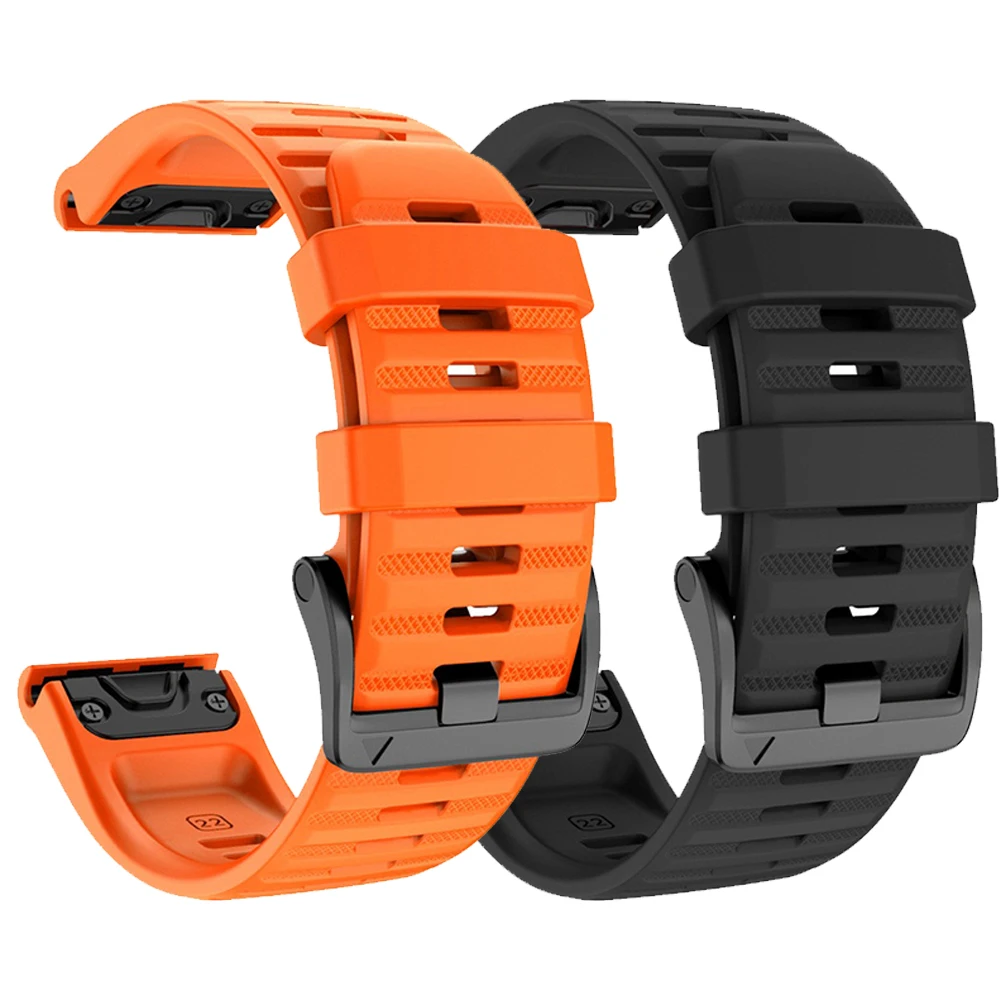 

22mm 26mm Official Silicone Strap For Garmin Enduro 2/Fenix 6X 6 Pro 5X 5 Plus 7X 7Pro/Epix Ultralight Smart Watch Band Bracelet