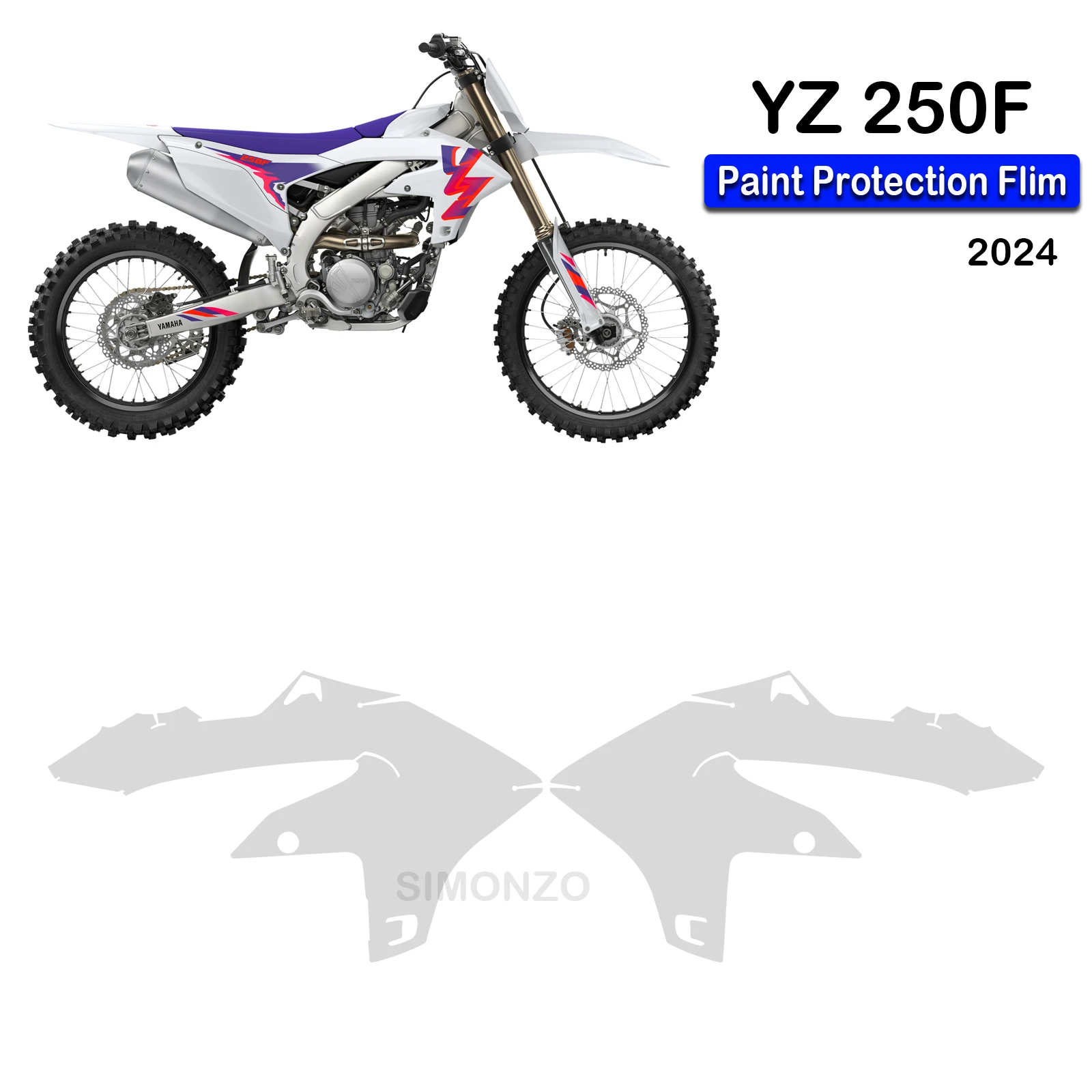 

PPF For Yamaha YZ 250F Paint Protection Flim YZ250F Anti-scratch TPU Motorcycle Windshield Protective 2024