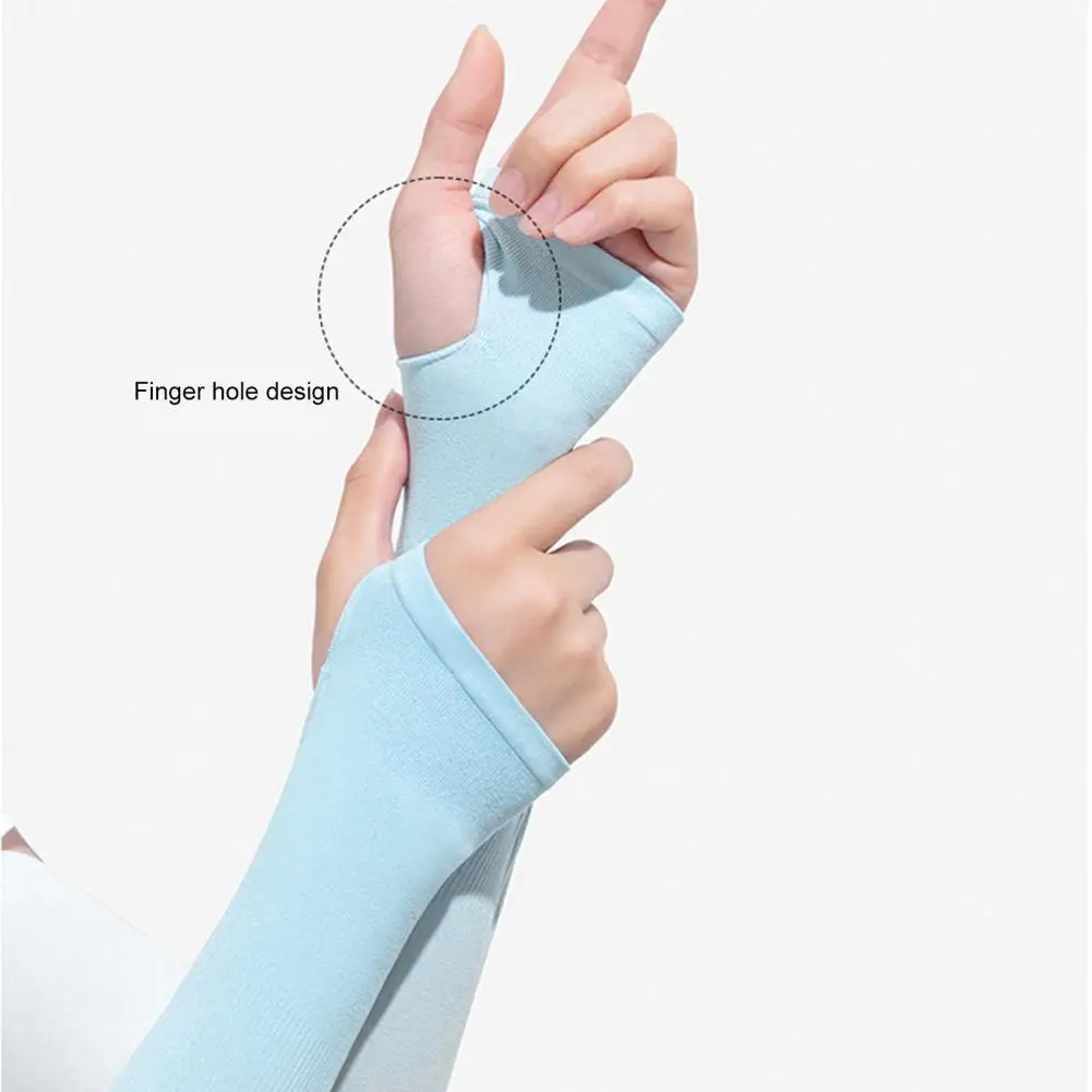 Sunscreen Sleeves Ice Sleeve for Summer Compression Arm Sleeves for Men Women Athletic Sun Protection Cover for Golf Football
