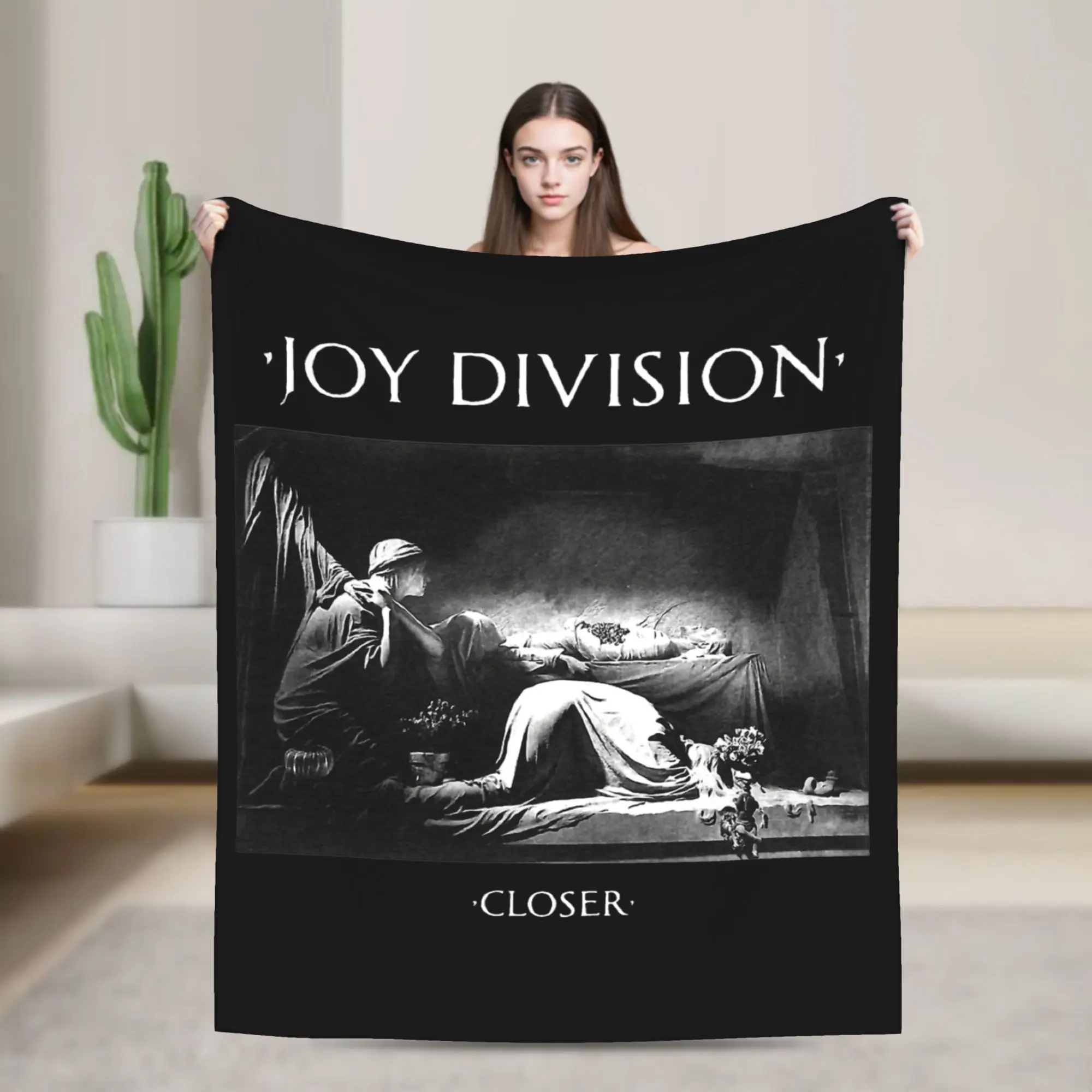 Closer Joy Division Blanket Fleece Spring/Autumn Music Band Breathable Super Soft Throw Blanket for Home Outdoor Bedspreads
