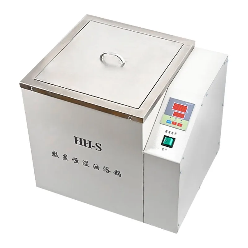 High temperature oil bath laboratory HH-S digital display constant temperature 300 degrees 400 degrees silicone oil heating