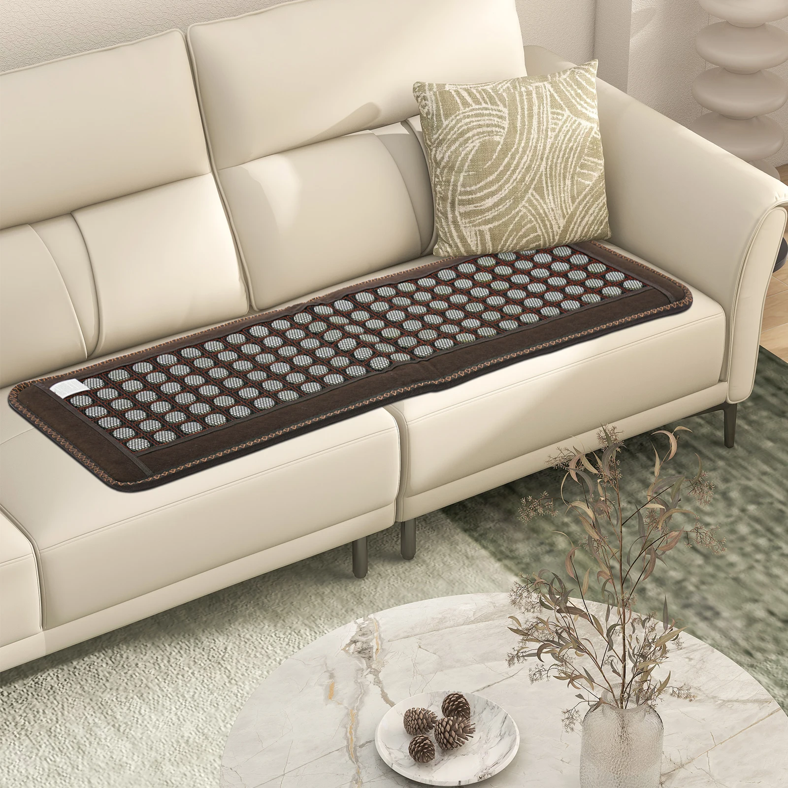 

100W 110V Heating Pad, 20-70℃ Far Infrared Heating Pad, Natural Jades Heating Pad Heating Cushion With Controller