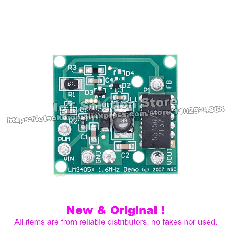 LM3405XEVAL/NOPB — 1.6MHz, 1A Constant Current Buck Regulator for Powering LEDs