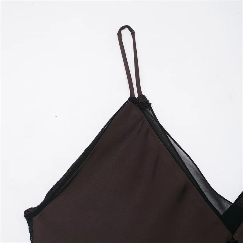 Sexy asymmetrisches Midikleid aus Satin, beliebt und stilvoll für Damenmode