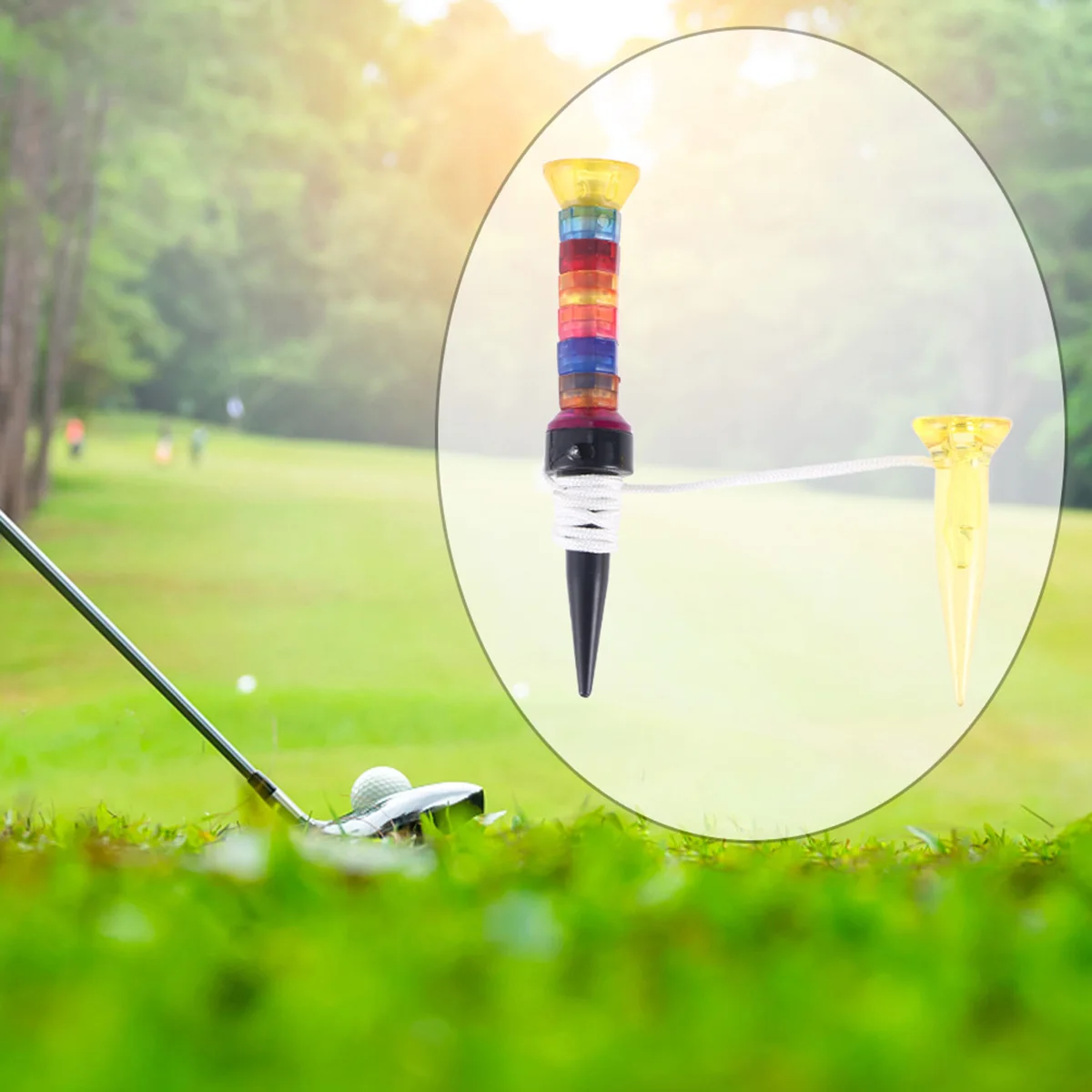 

T151 Flexible Reusable Eco Friendly Magnet Tee Improves Distance Reduces Impact Resistance Indoor Outdoor Practice Accessory