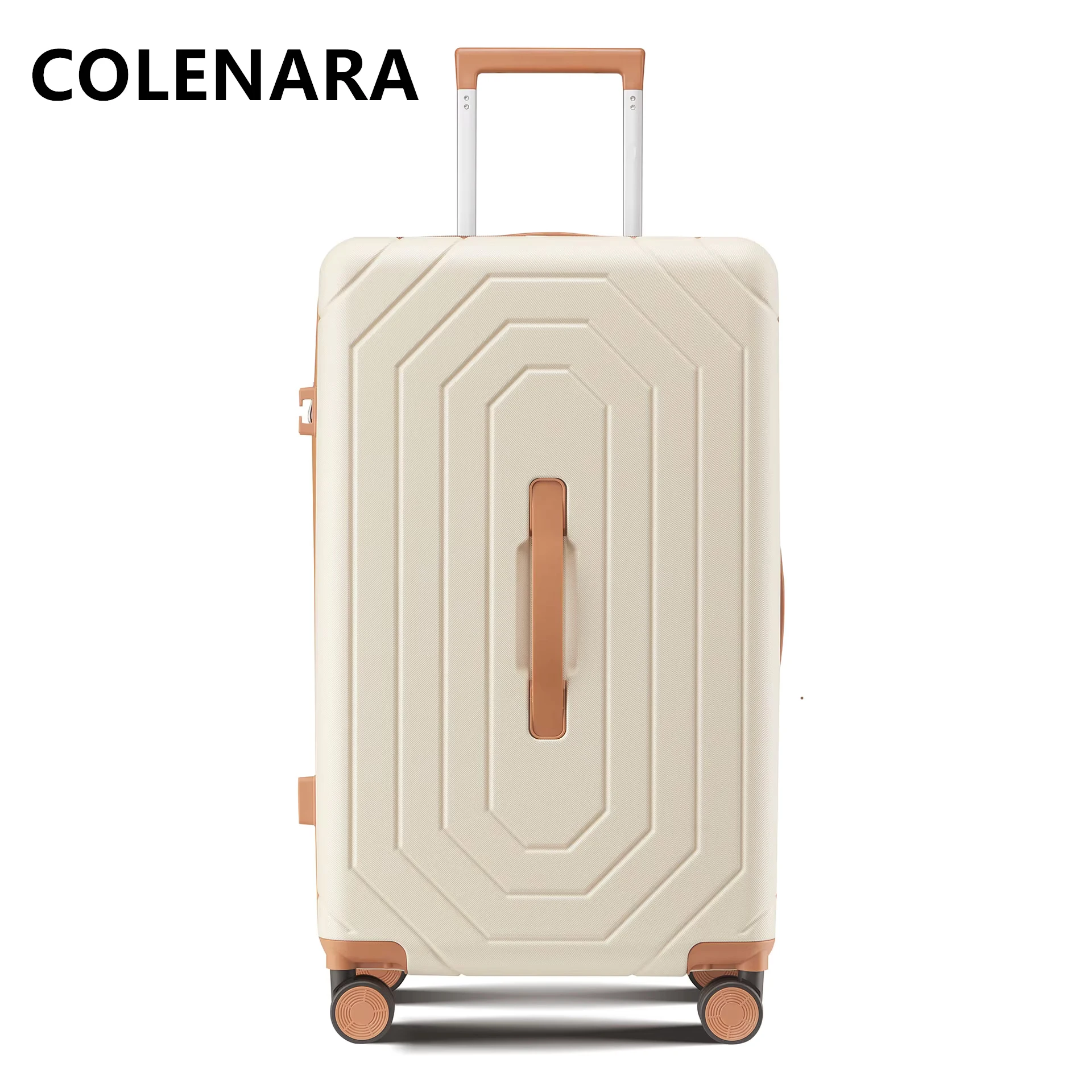 

COLENARA High Quality Suitcase 20 Inches Boarding Box 24"28" Large Capacity Trolley Case ABS + PC Password Box Cabin Luggage