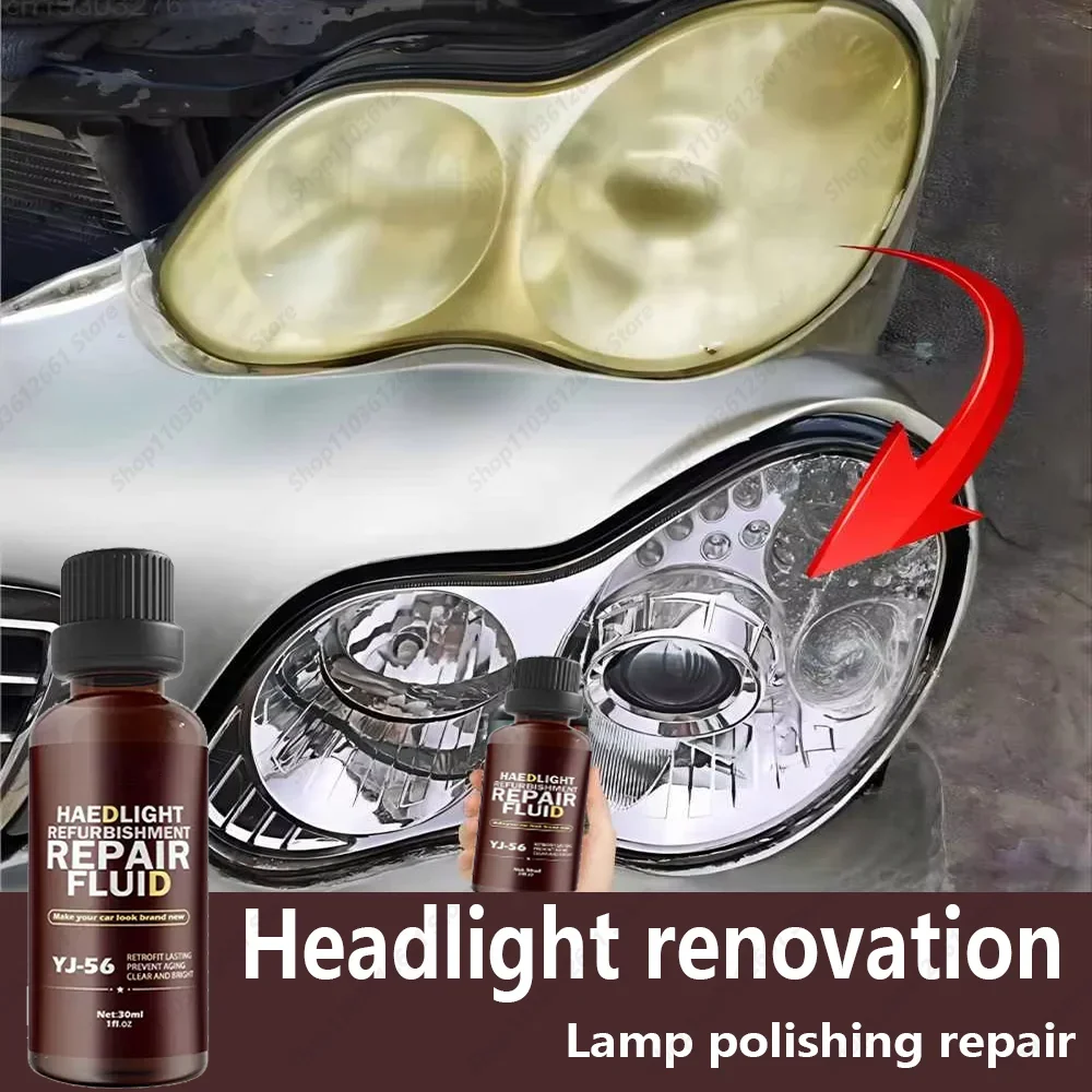 Реставратор линз для автомобильных фар, ремонтный агент, жидкое полирование, ремонт, защитный реставратор автомобильных фар, обновление линз для